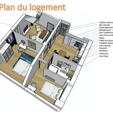 Elegant 3 Pieces - Parking Apartment Thonon-les-Bains Exterior photo